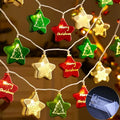 Twinkling Christmas LED Lights String - Festive Star - 2M/10LED