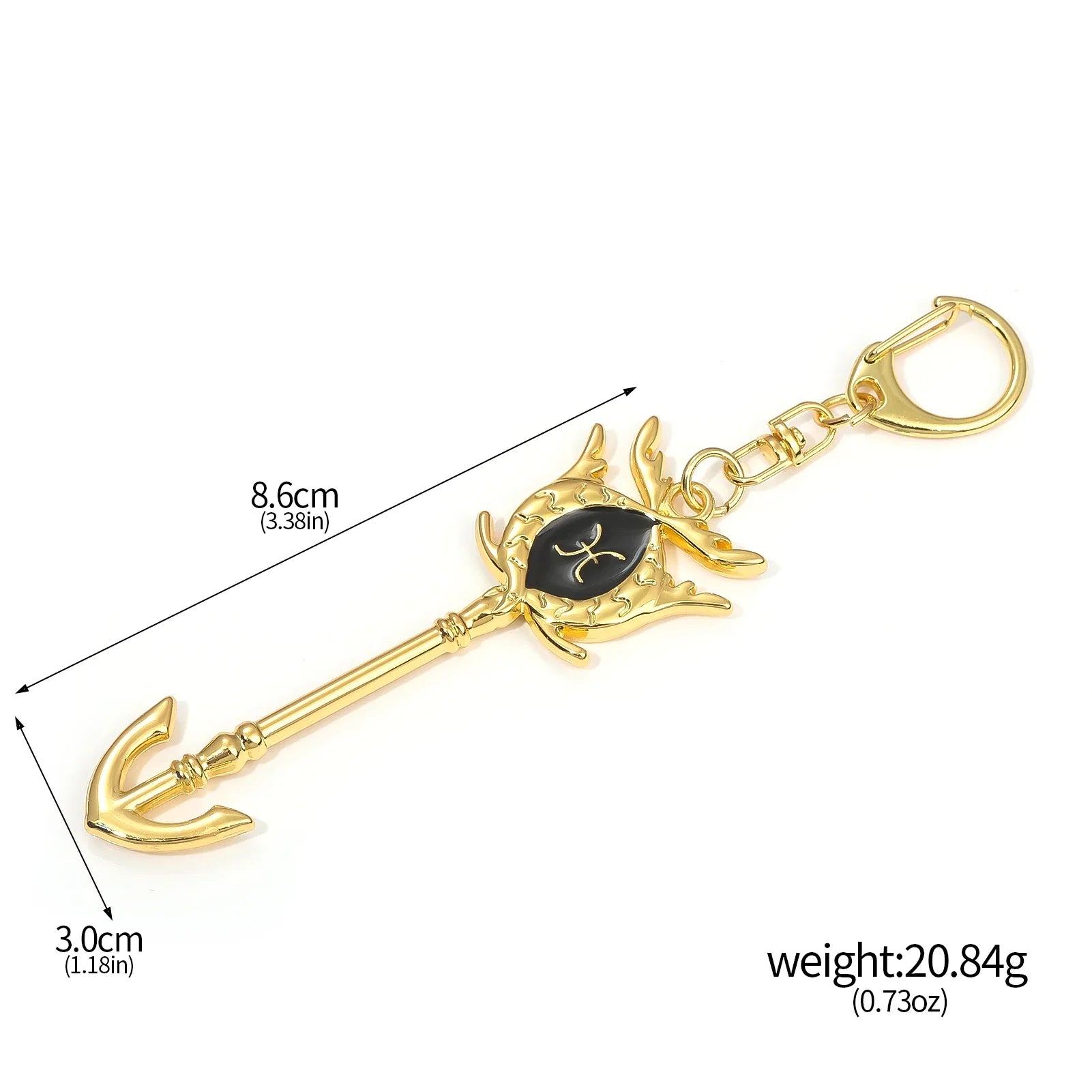 Anime FAIRY TAIL 12 Constellation Summoning Keychain Cosplay Pendant Key-11