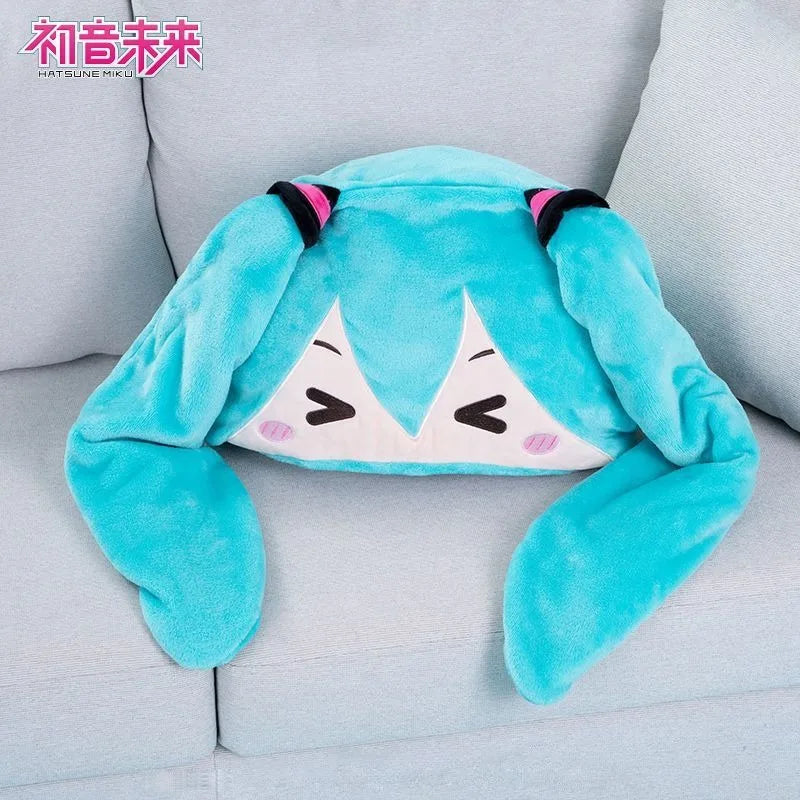 NNEOBA Anime-Inspired Hooded Plush Shawl Blanket-3