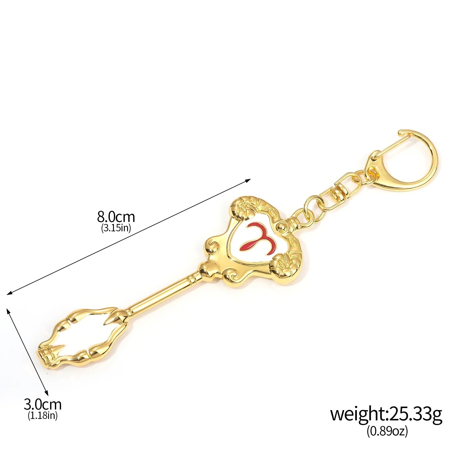 Anime FAIRY TAIL 12 Constellation Summoning Keychain Cosplay Pendant Key-8