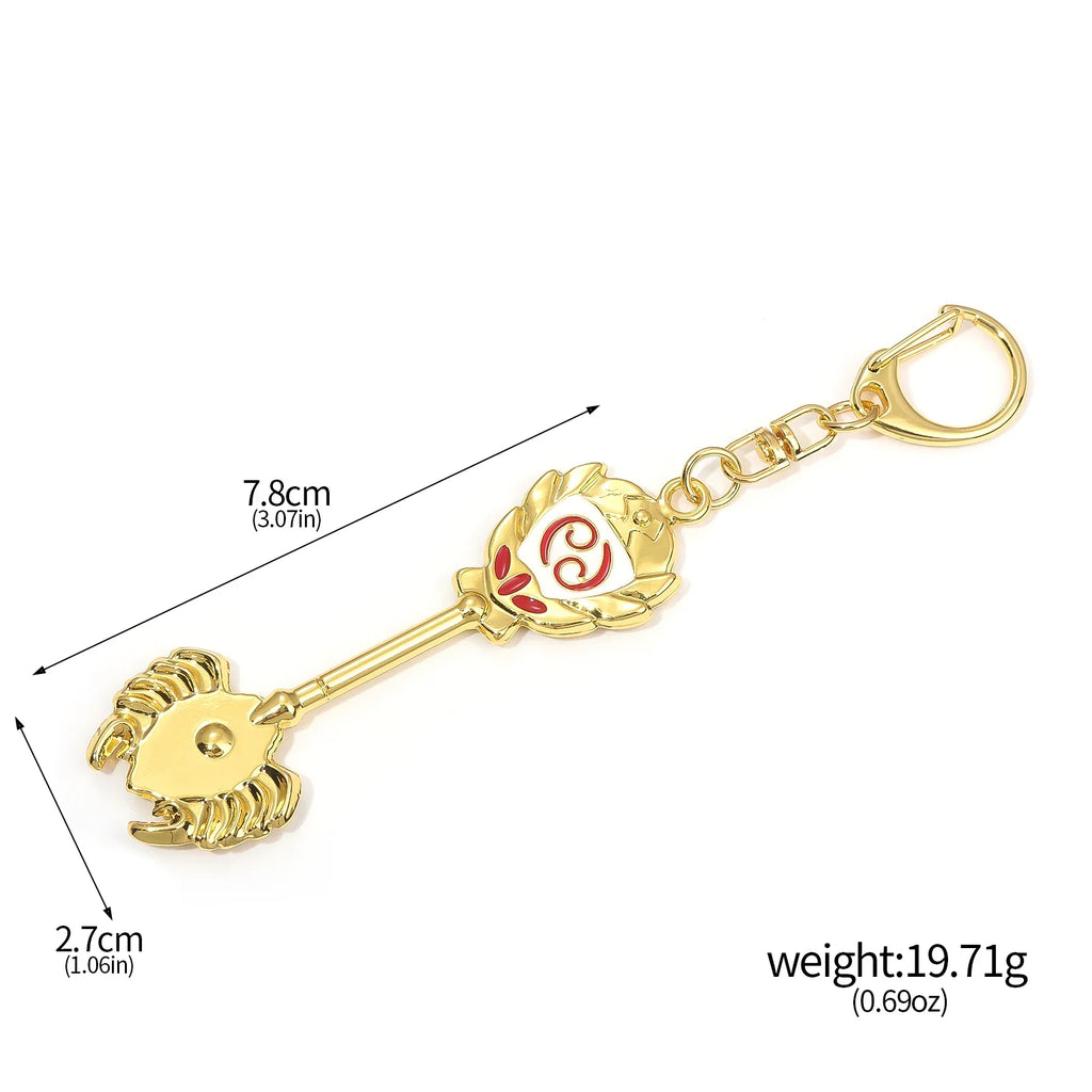 Anime FAIRY TAIL 12 Constellation Summoning Keychain Cosplay Pendant Key-5