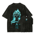 Anime Dragon Ball Z Vegeta Majin Casual Oversized T-Shirt Harajuku Style-0