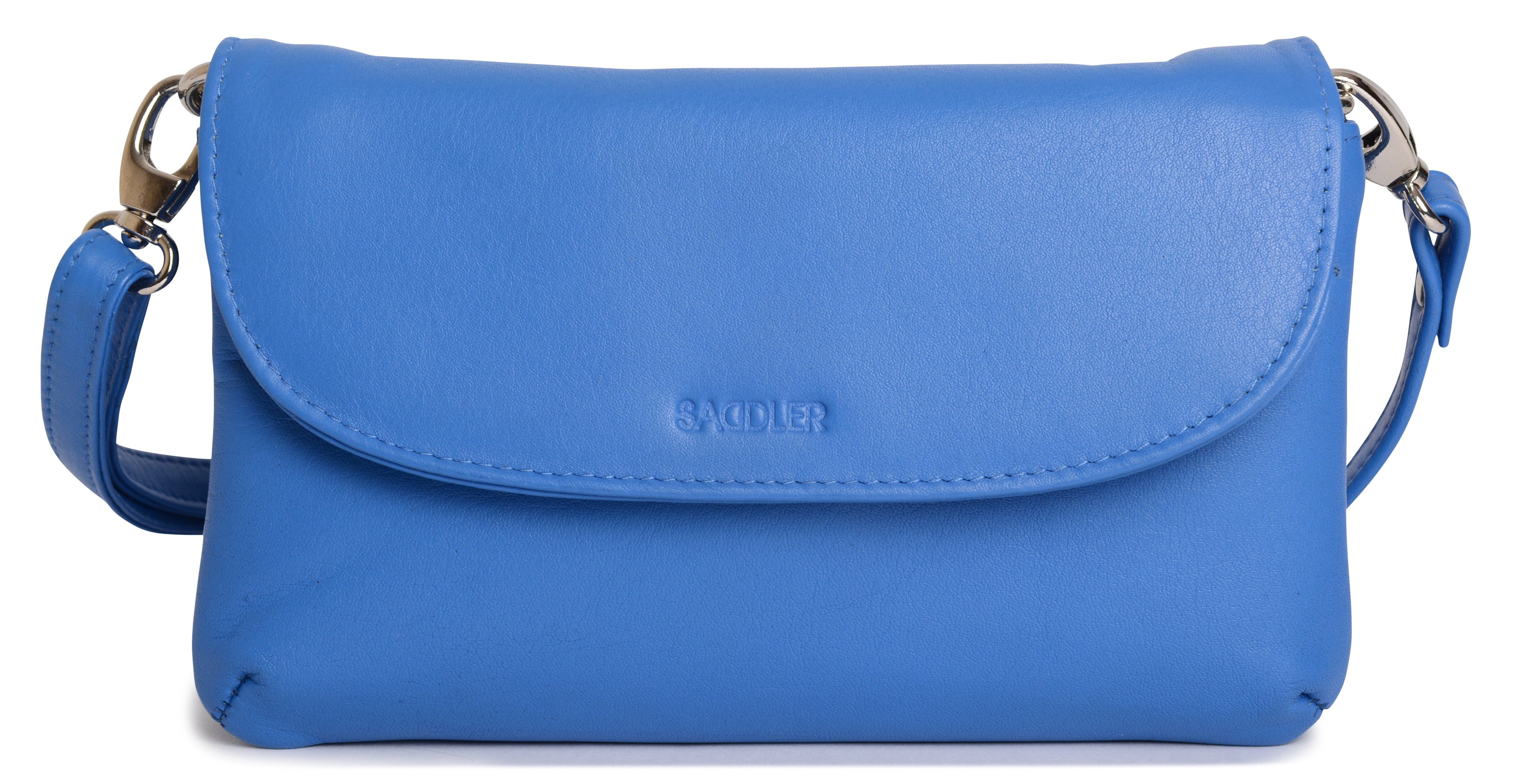 SADDLER Audrey Compact Leather Crossbody Bag & Clutch – Versatile & Stylish - Gift Boxed