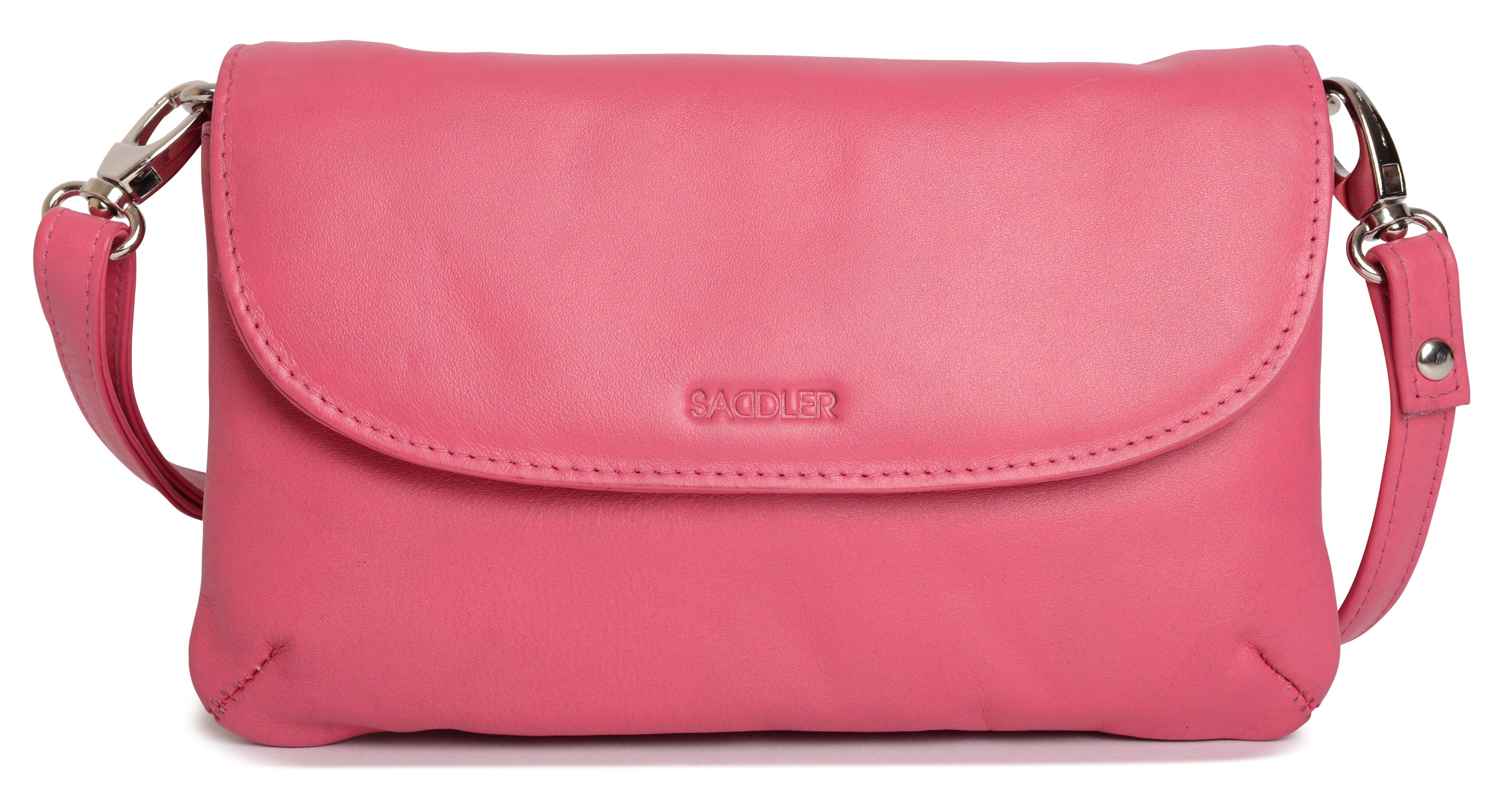 SADDLER Audrey Compact Leather Crossbody Bag & Clutch – Versatile & Stylish - Gift Boxed