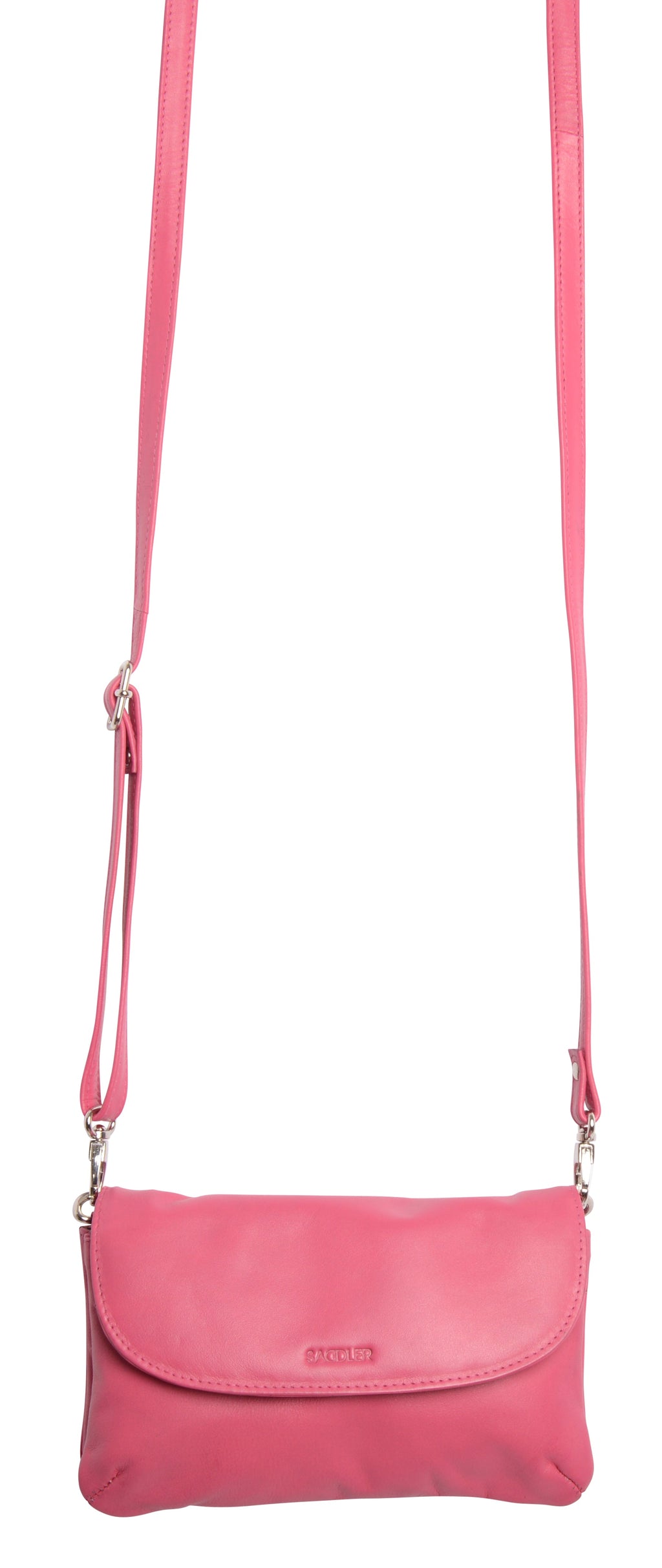 SADDLER Audrey Compact Leather Crossbody Bag & Clutch – Versatile & Stylish - Gift Boxed