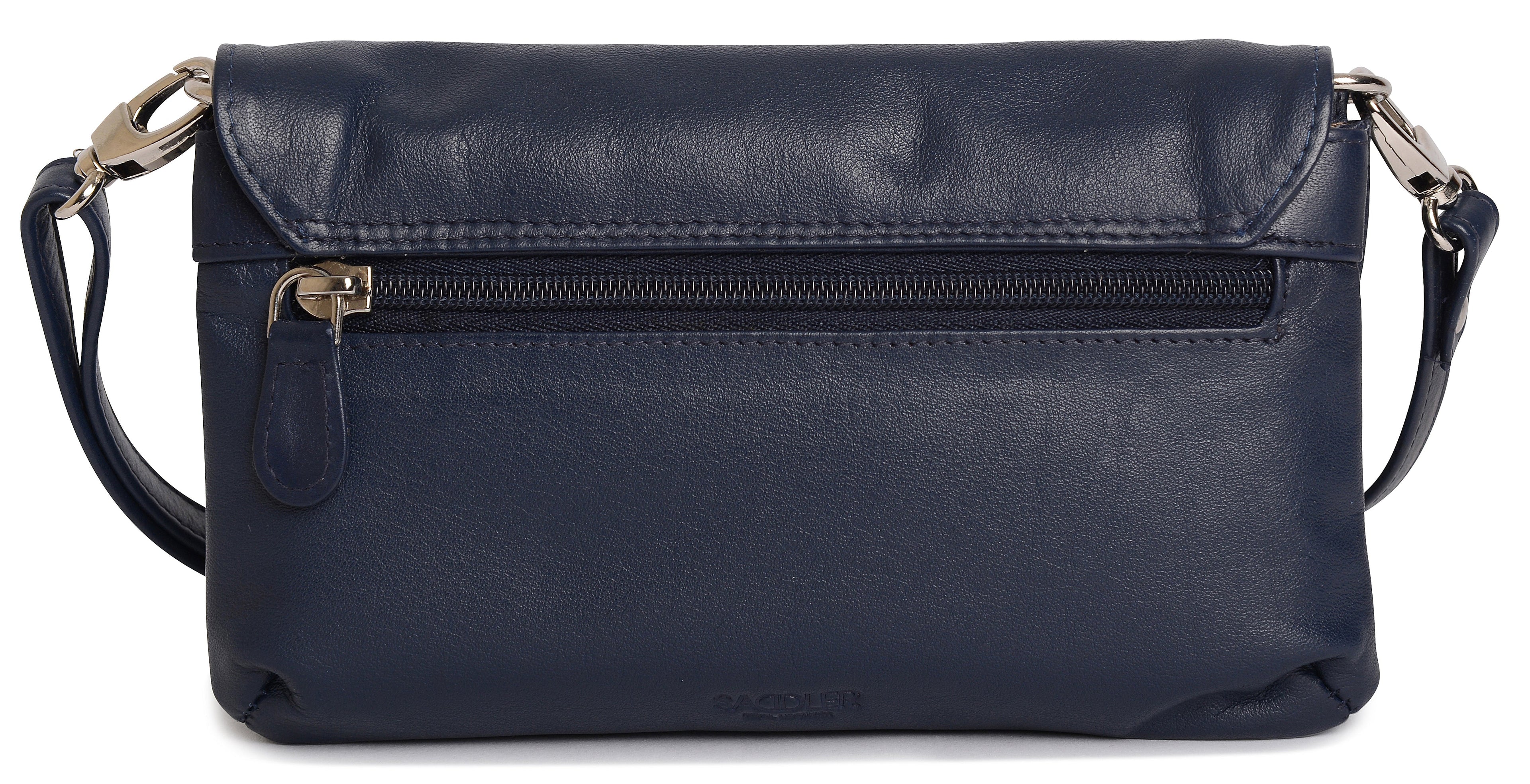 SADDLER Audrey Compact Leather Crossbody Bag & Clutch – Versatile & Stylish - Gift Boxed