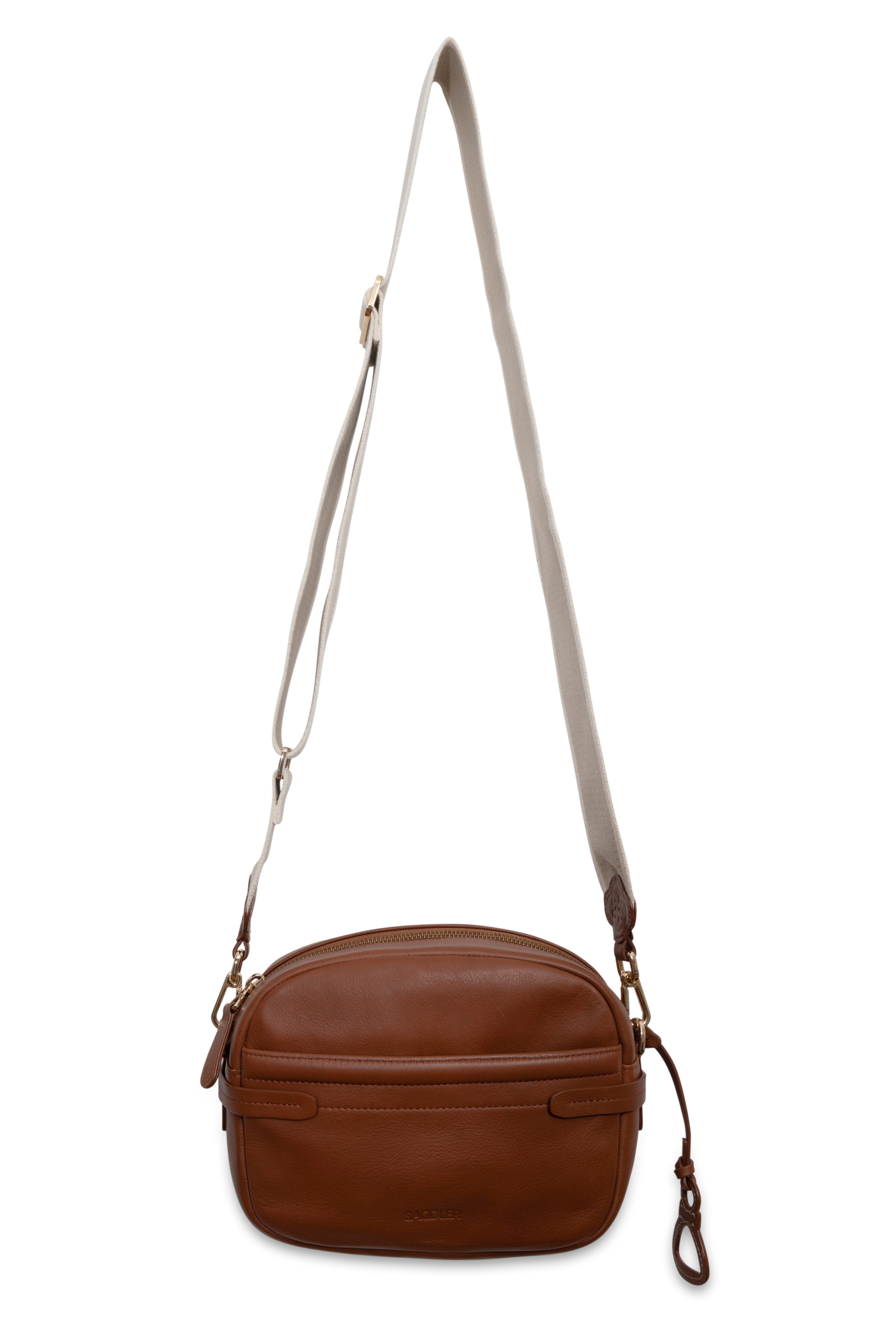 Laura Leather Camera Bag - Handmade by Saddler – Compact, Stylish & Practical
