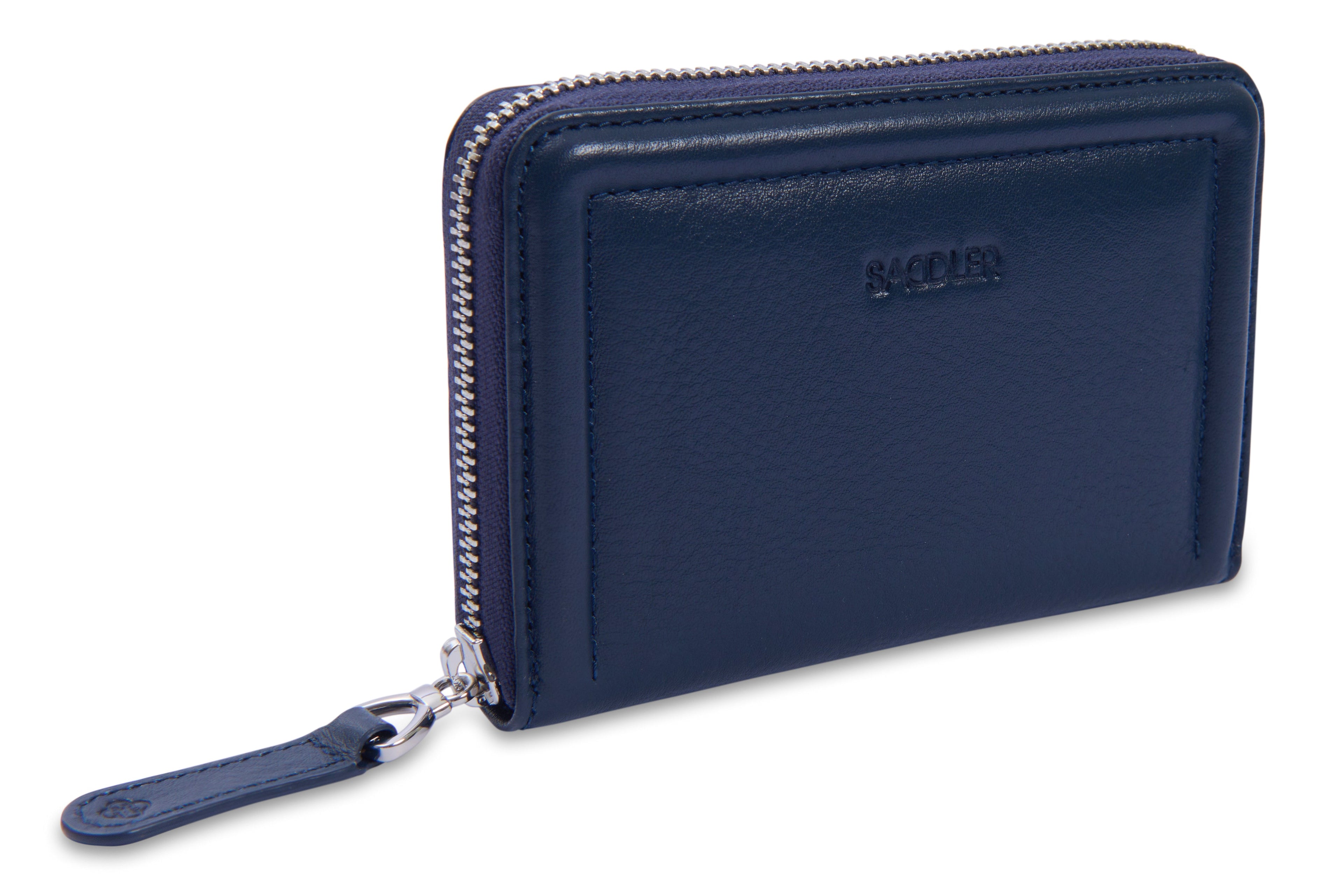 SADDLER "Annie" 3 Way Zipper RFID Real Leather Zipper Wallet (Gift Boxed)