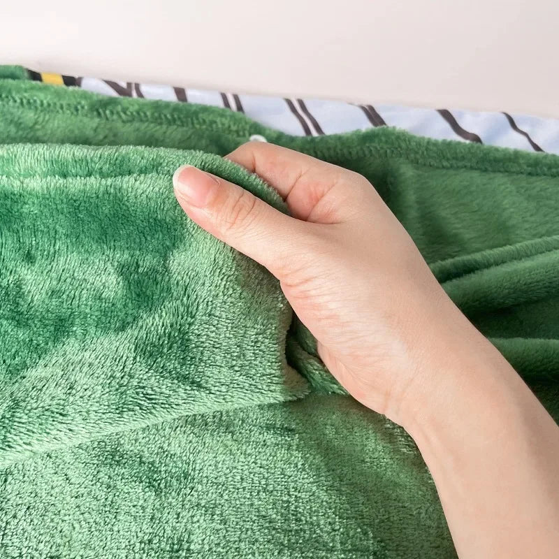 NNEOBA Anime Scout Cloak Flannel Blanket-2