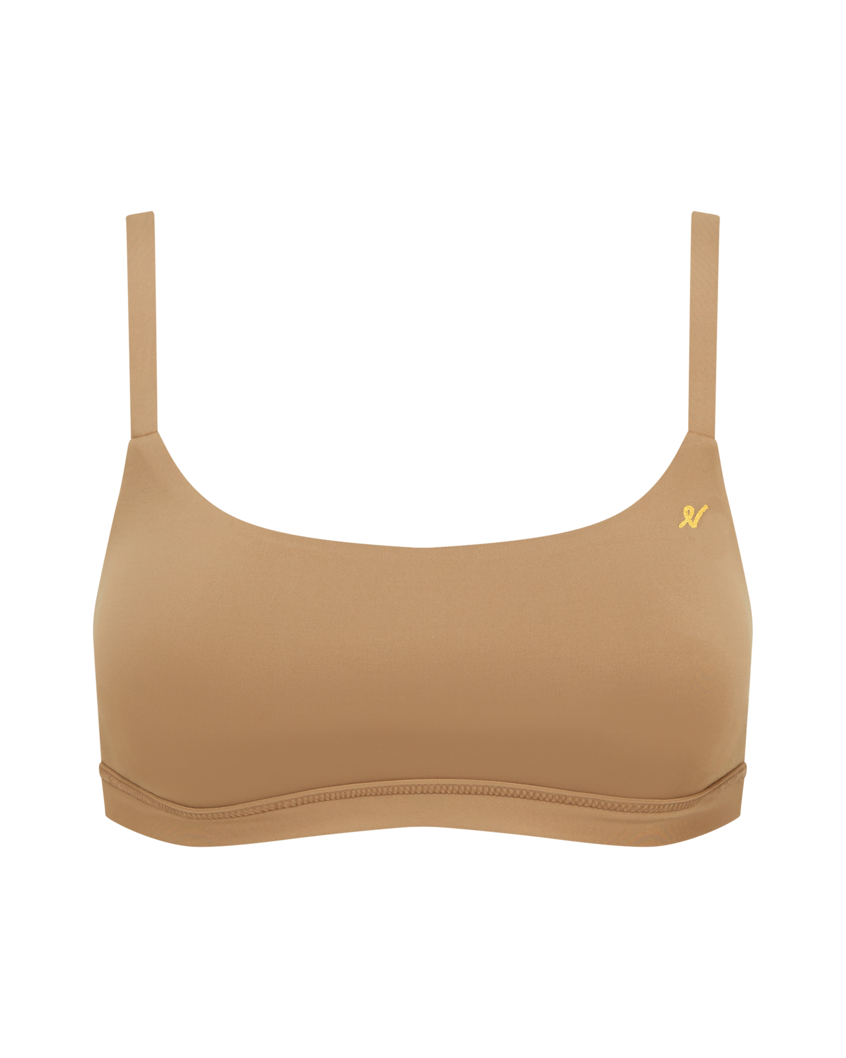 The Stretch Scoop Neck Bralette - Bare 03