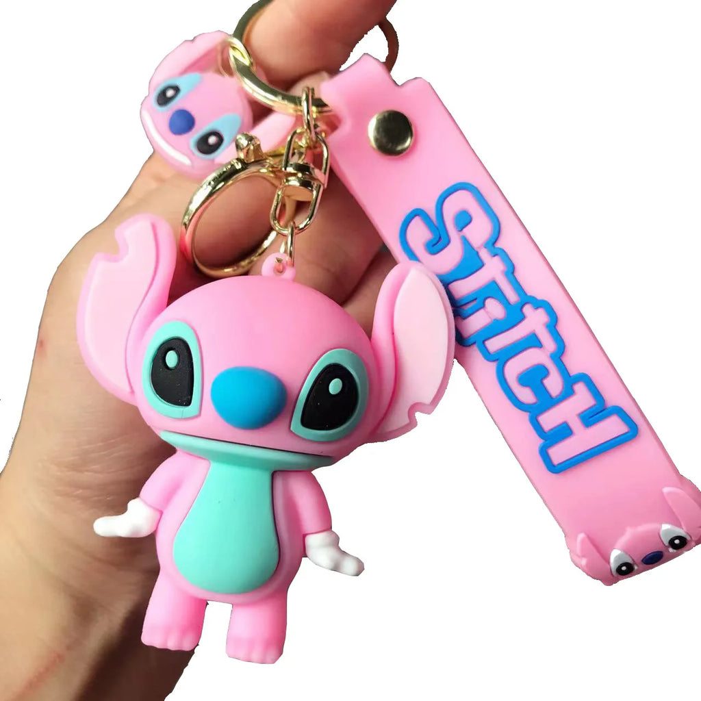Anime Disney Keychain Mickey Minnie Lilo Stitch-31
