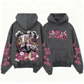 Demon Slayer Kanroji Mitsuri Hoodie Anime Pullover Sweatshirt Men Women Cosplay Graphic Streetwear-2