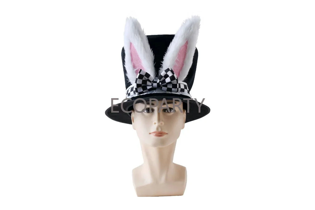 White Rabbit Hat Cosplay Set Easter Halloween-2