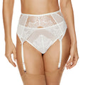 Sheer High Waist Floral Garter Belt Gorteks Cherie-0