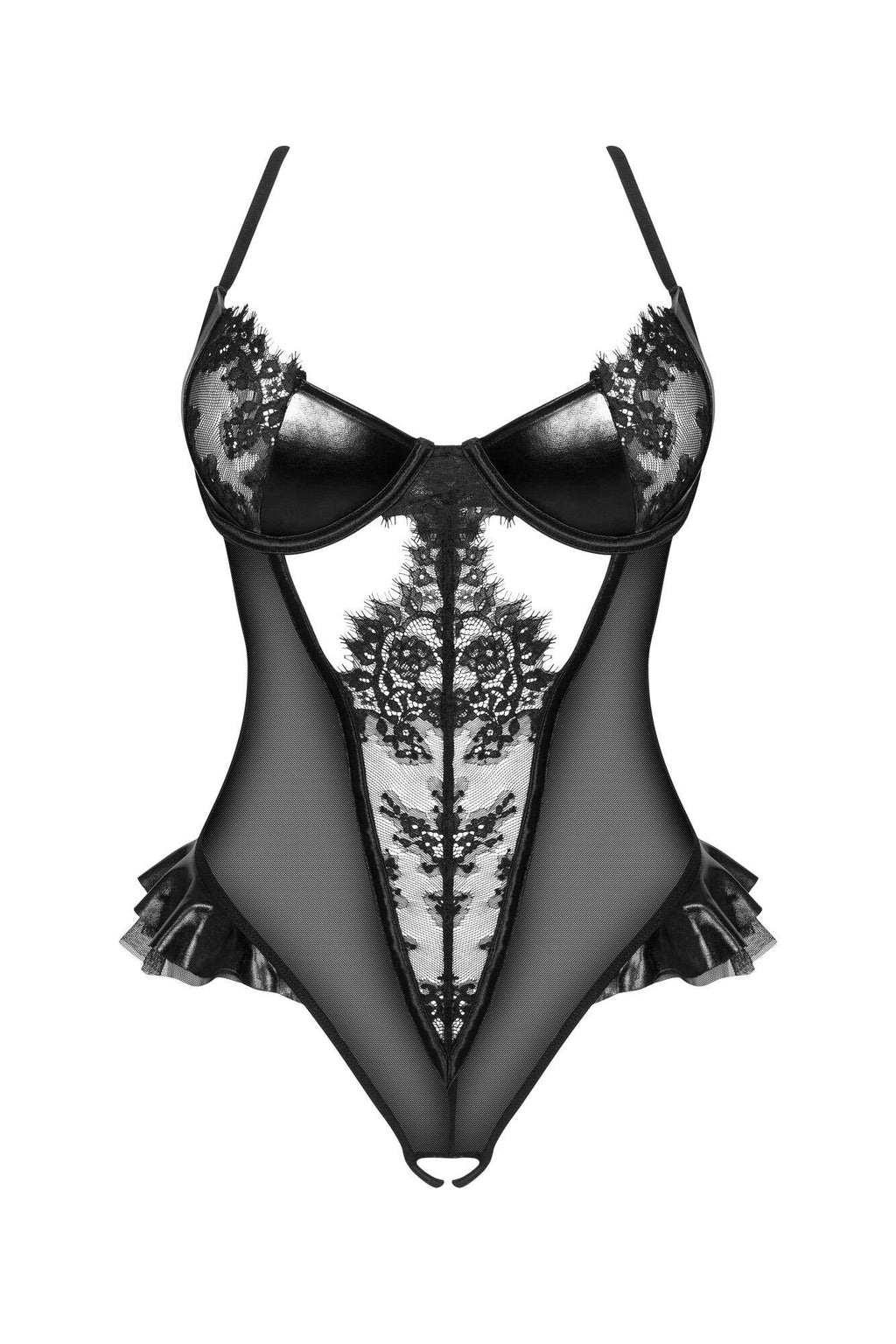 Sheer Lace Teddy Beauty Night Rafaella-3