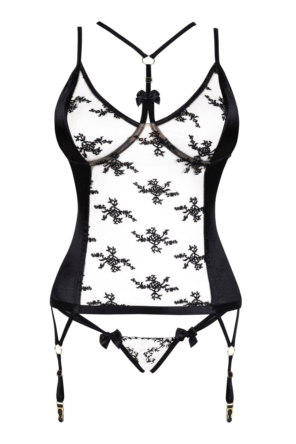 Sheer Mesh Corset Beauty Night Gianna-2