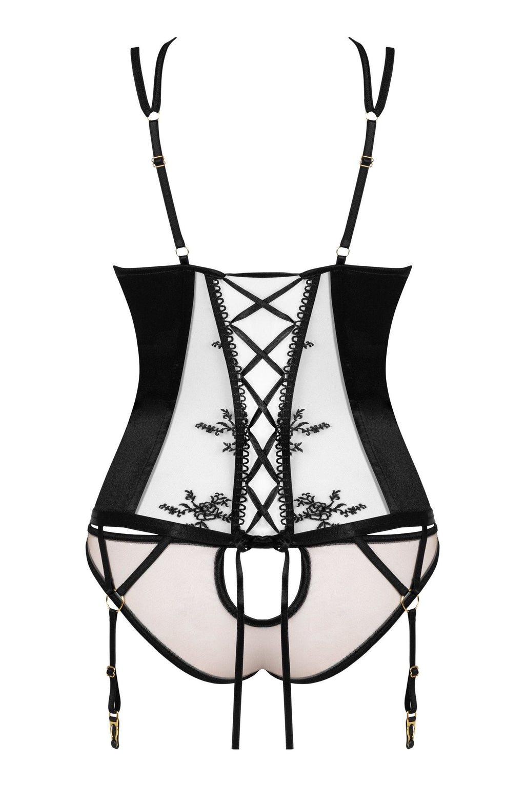 Sheer Mesh Corset Beauty Night Gianna-3
