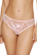 Sheer Mesh Thong Panty Gorteks Coco Pink-0