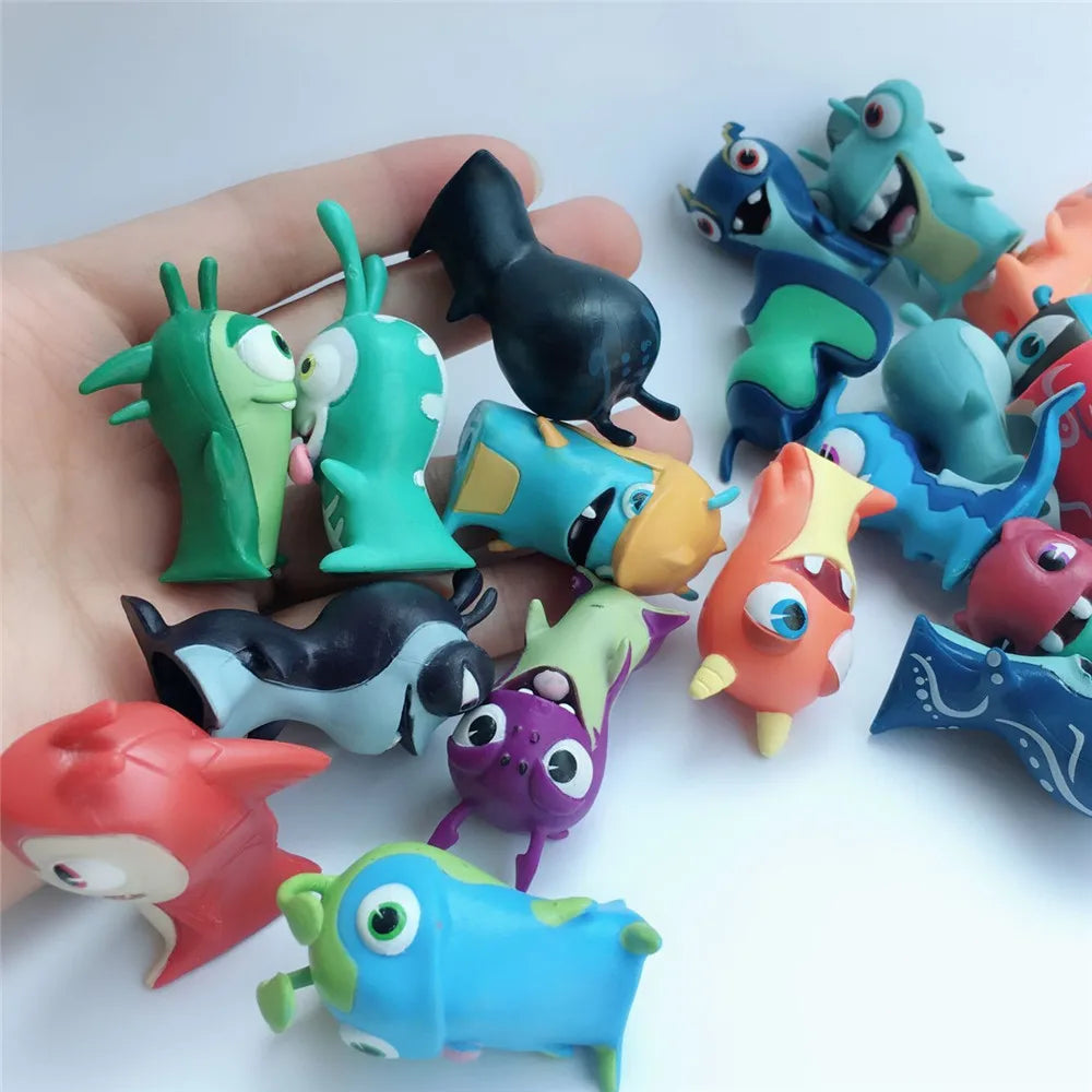 Slugterra Cartoon Anime Action Figure PVC Model Collection Toy Set-3