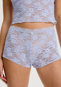 Soft Mesh Lace Shorts Blush Rosette Lavande-0