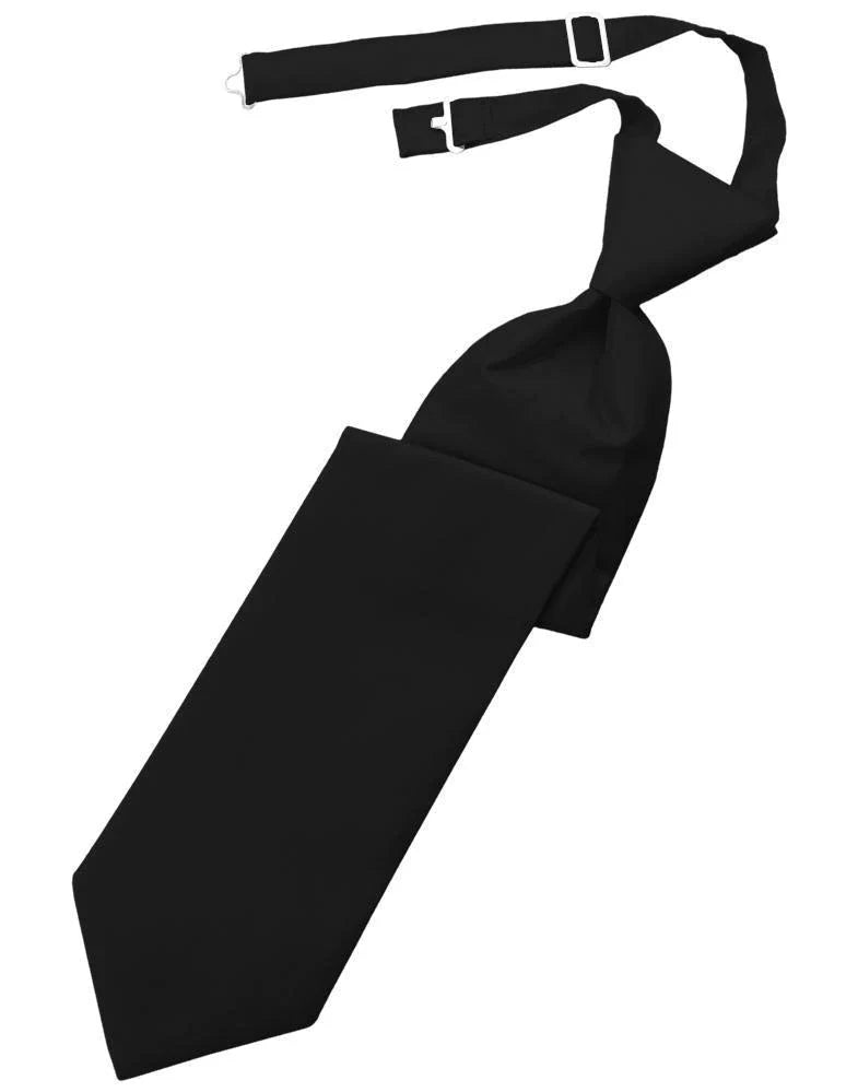 Solid Twill Kids Necktie-0