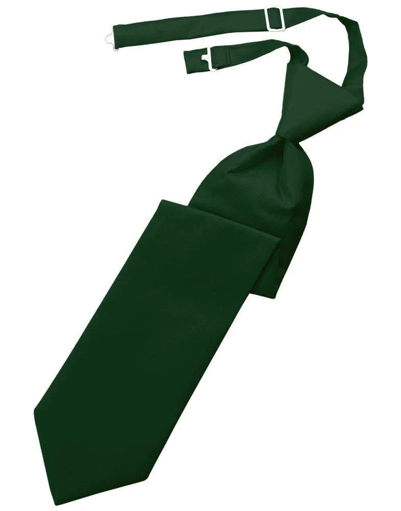Solid Twill Kids Necktie-13