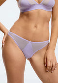 Stretch Mesh Low-Rise Thong Blush Caché Lilac-0