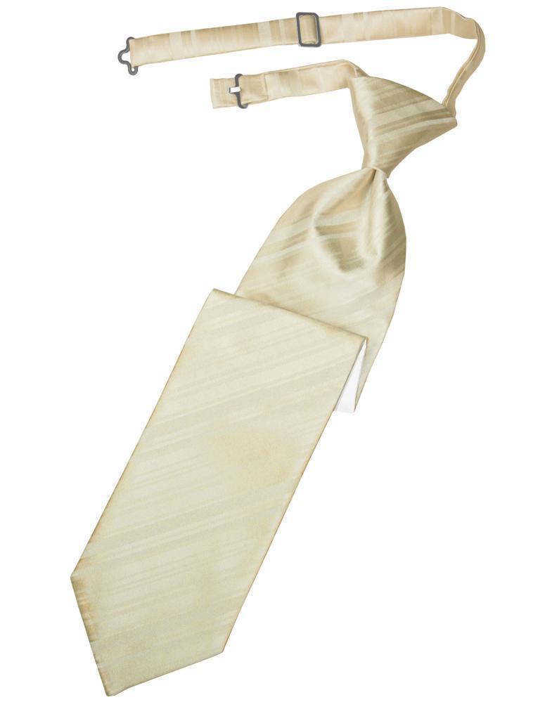 Striped Satin Necktie Pre-Tie-4