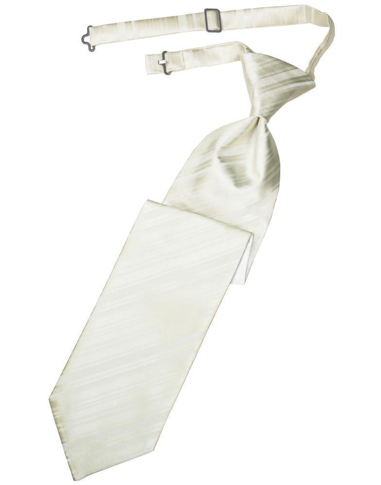 Striped Satin Necktie Pre-Tie-27