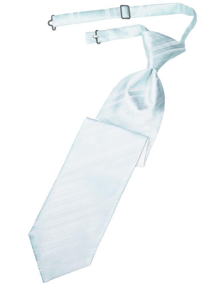 Striped Satin Necktie Pre-Tie-33