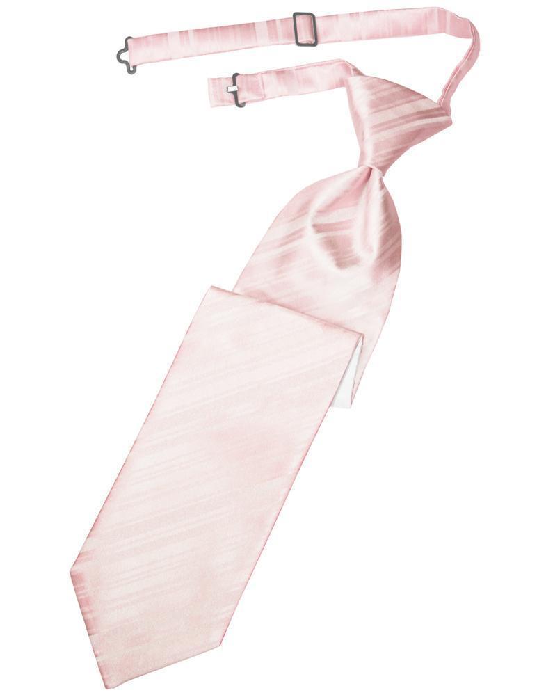 Striped Satin Necktie Pre-Tie-47