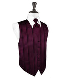 Striped Satin Tuxedo Vest 8-0