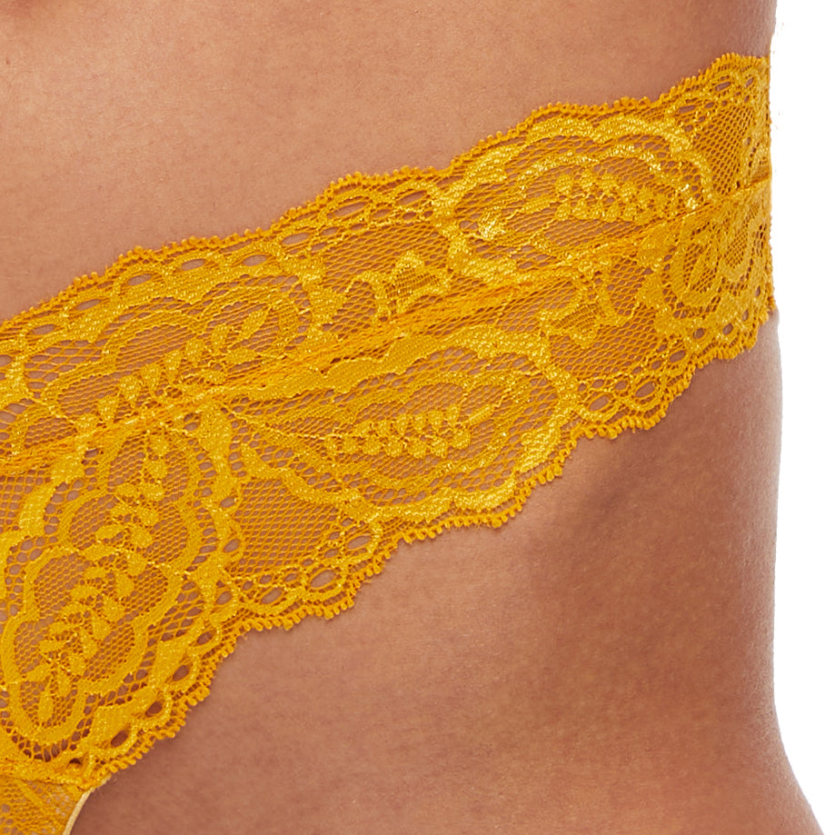 Kinga Sunkiss Soft Lace Sheer Tanga Panty-2