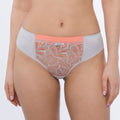 Sheer Mesh Tulle Embroidered Tanga Panty Sweet-0