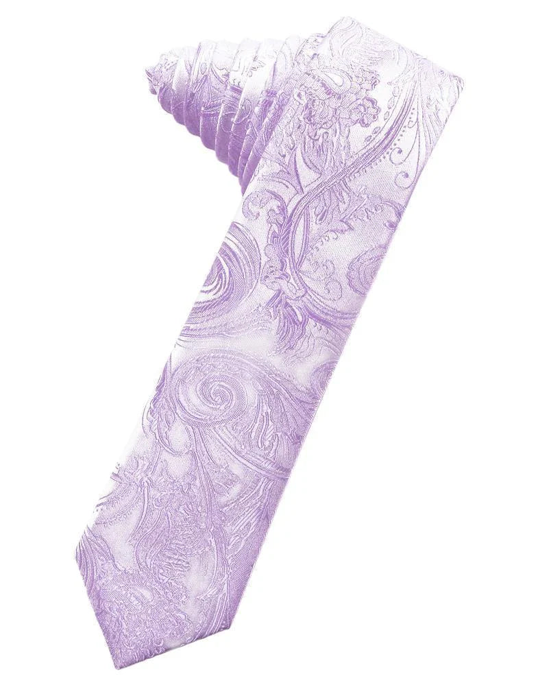 Tapestry Skinny Necktie Self Tie-23