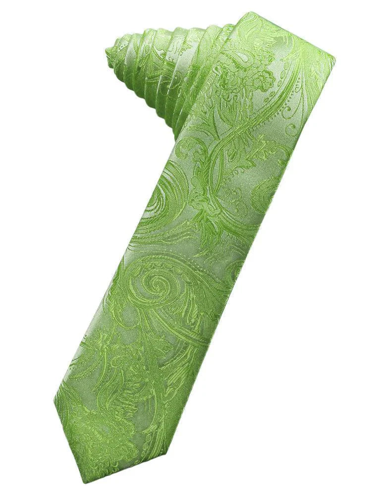 Tapestry Skinny Necktie Self Tie-28