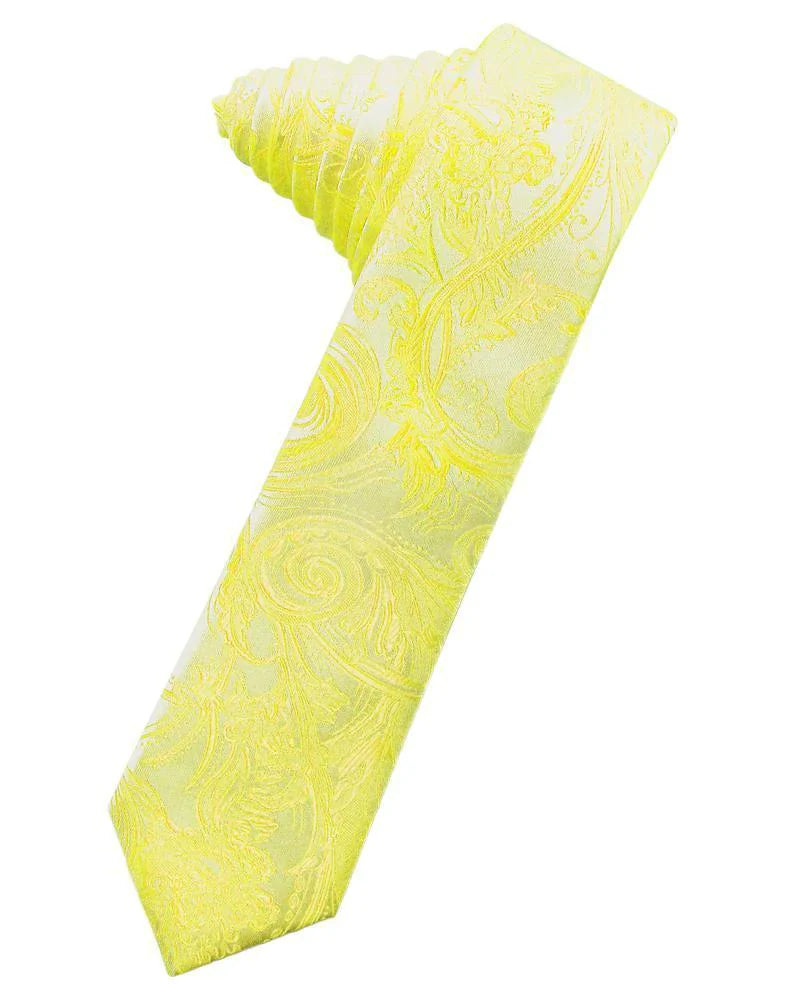 Tapestry Skinny Necktie Self Tie-31
