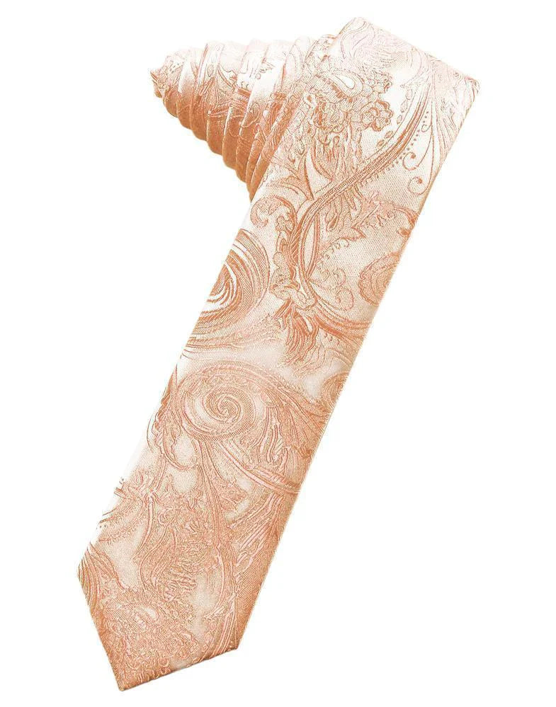 Tapestry Skinny Necktie Self Tie-40