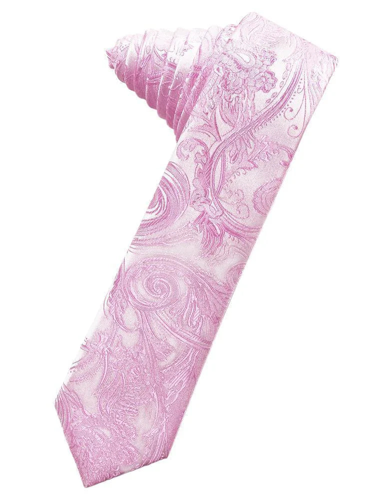 Tapestry Skinny Necktie Self Tie-49