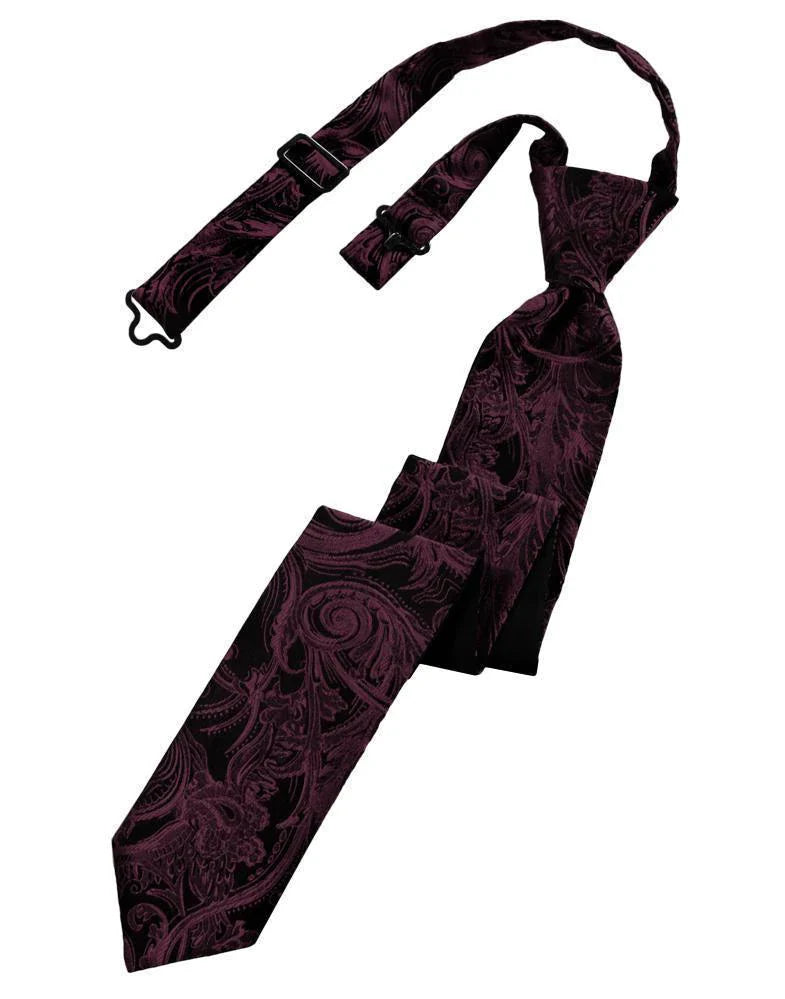 Tapestry Skinny Necktie Pre- Tied-53