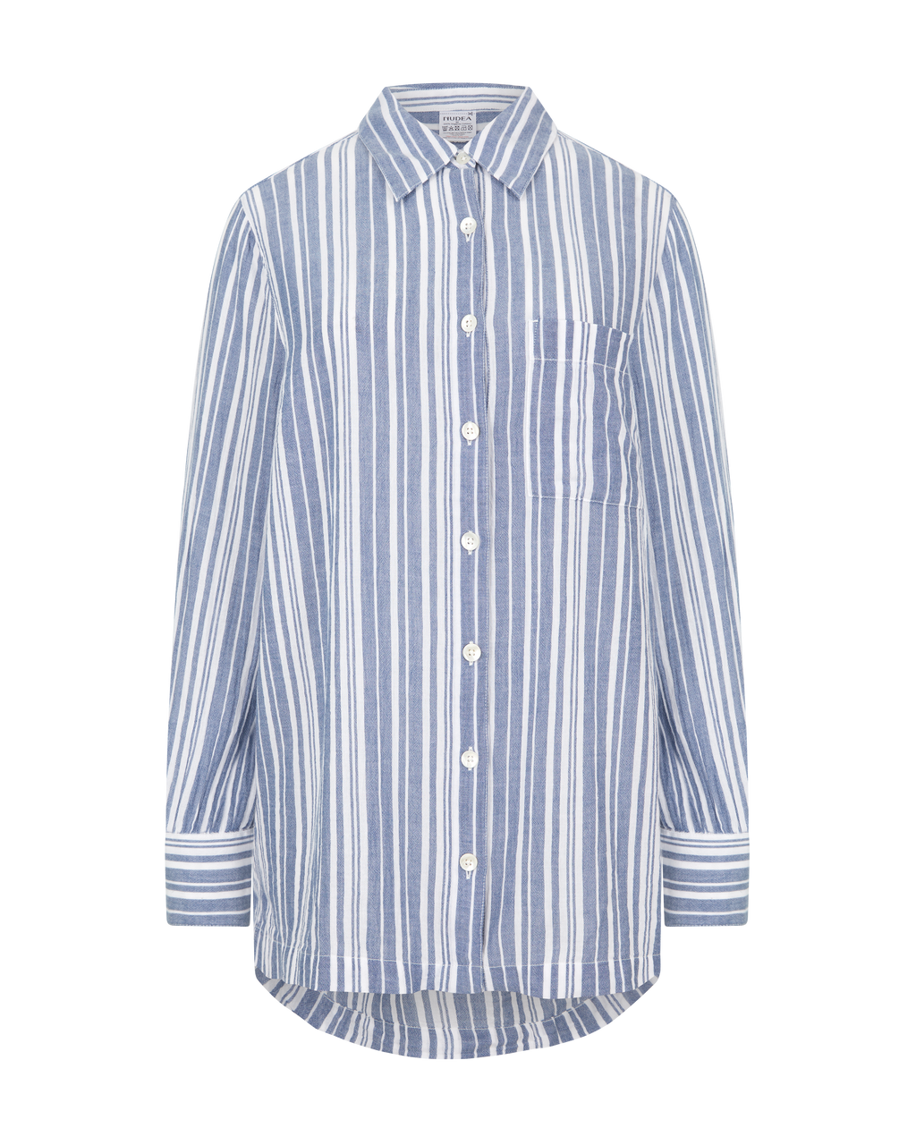 The Midi Shirt - French Navy Stripe