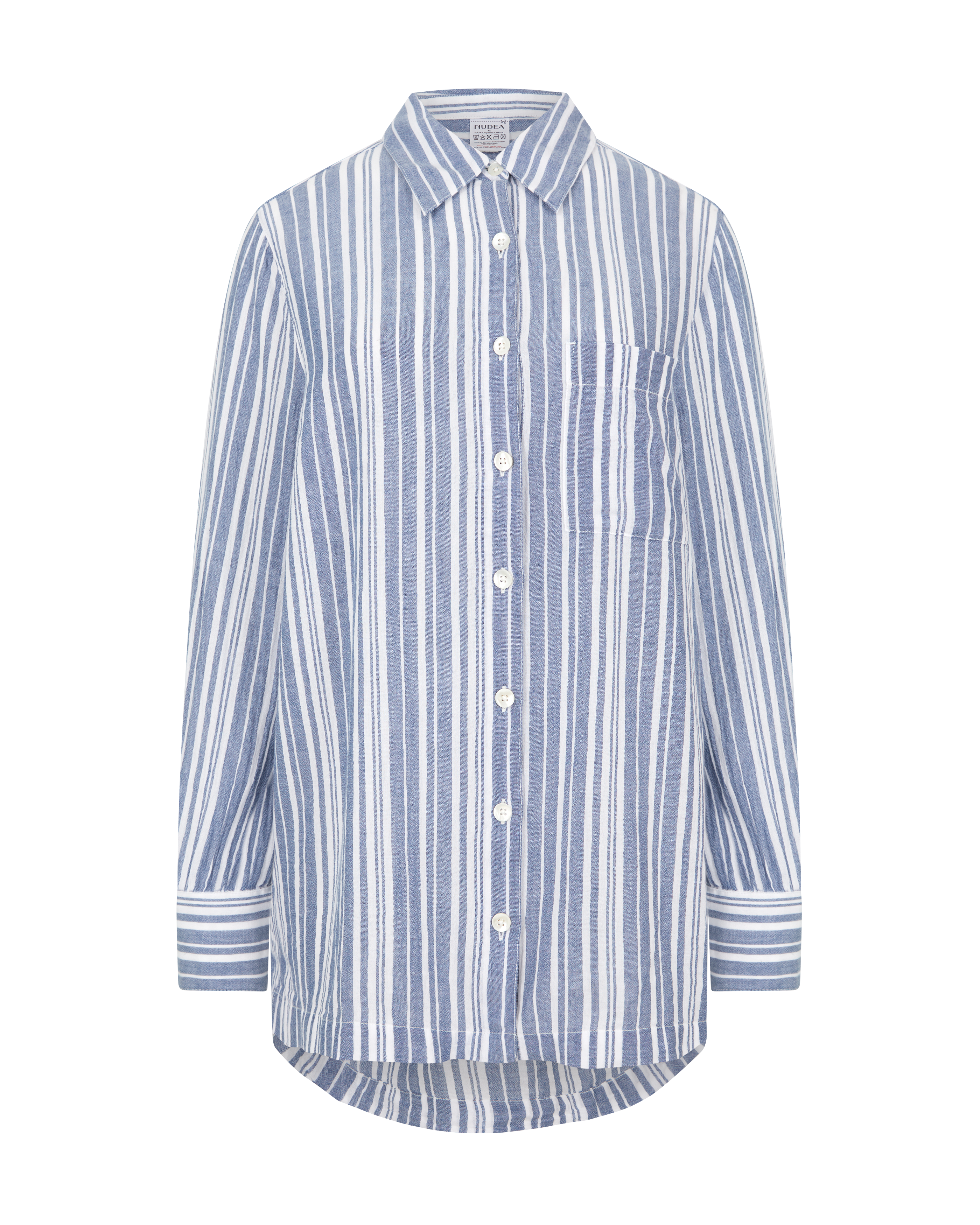 The Midi Shirt - French Navy Stripe