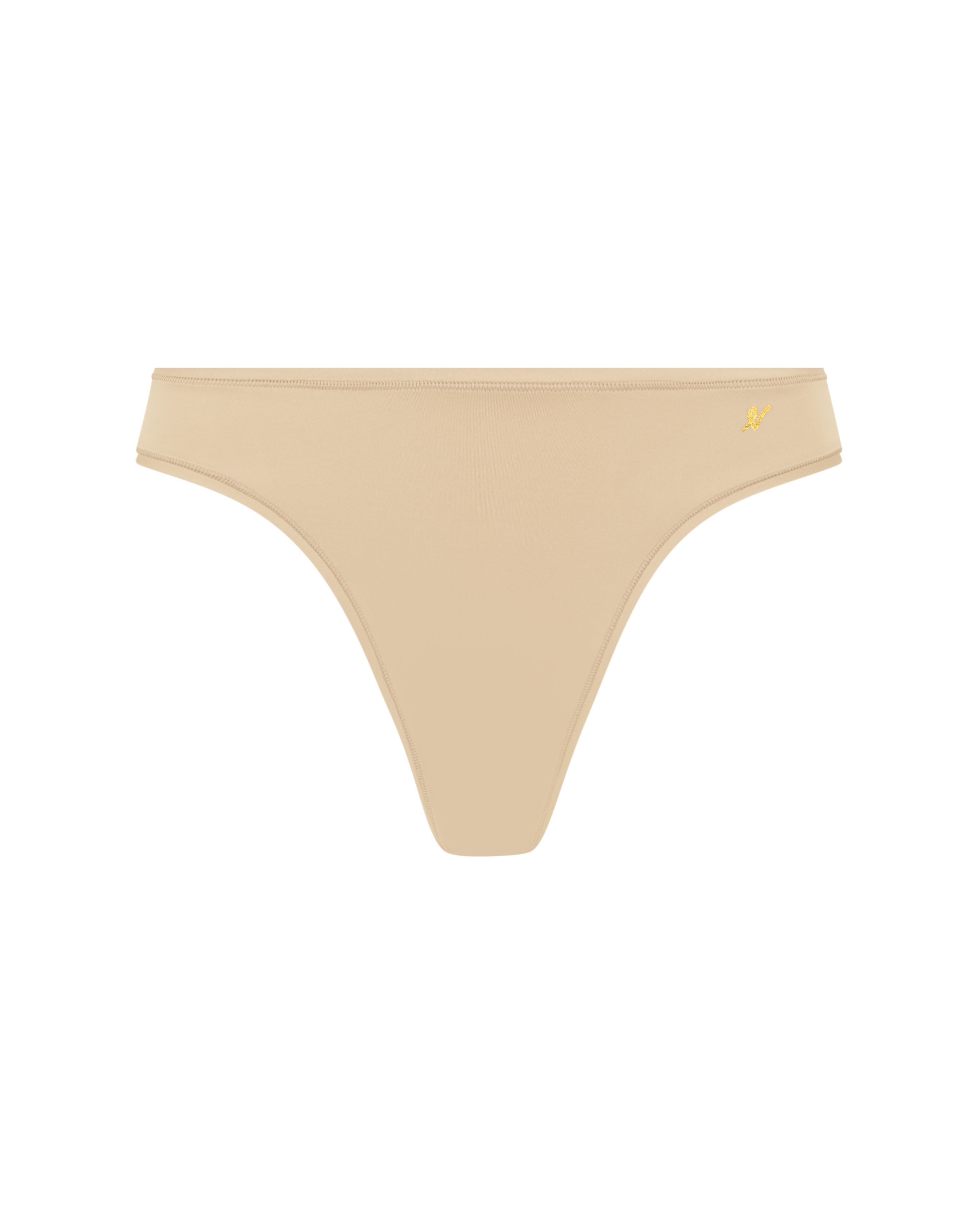 The Stretch Dipped Thong - Bare 01