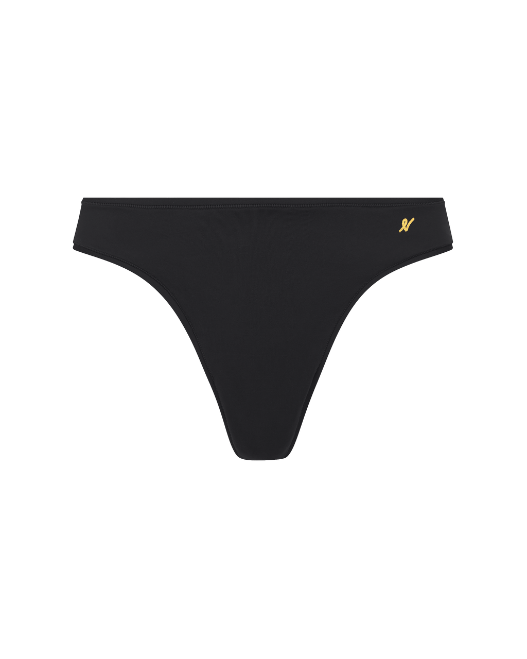 The Stretch Dipped Thong - Black