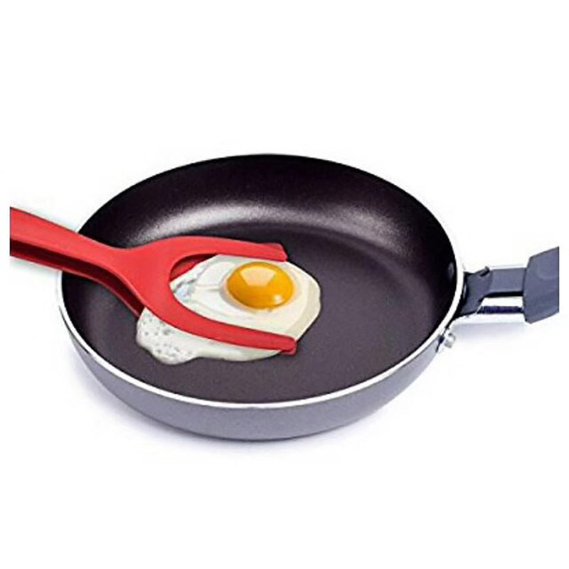 Ultimate 2-In-1 Grip and Flip Silicone Spatula Tongs
