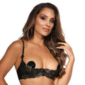 Sexy Open Cup Shelf Bra Axami Golden Dream-0
