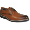 VANGELO Men Dress Shoe VALLO-1 Oxford Formal Tuxedo for Prom and Wedding Brown Matte - Wide Width Available - Ortholite Insole-0