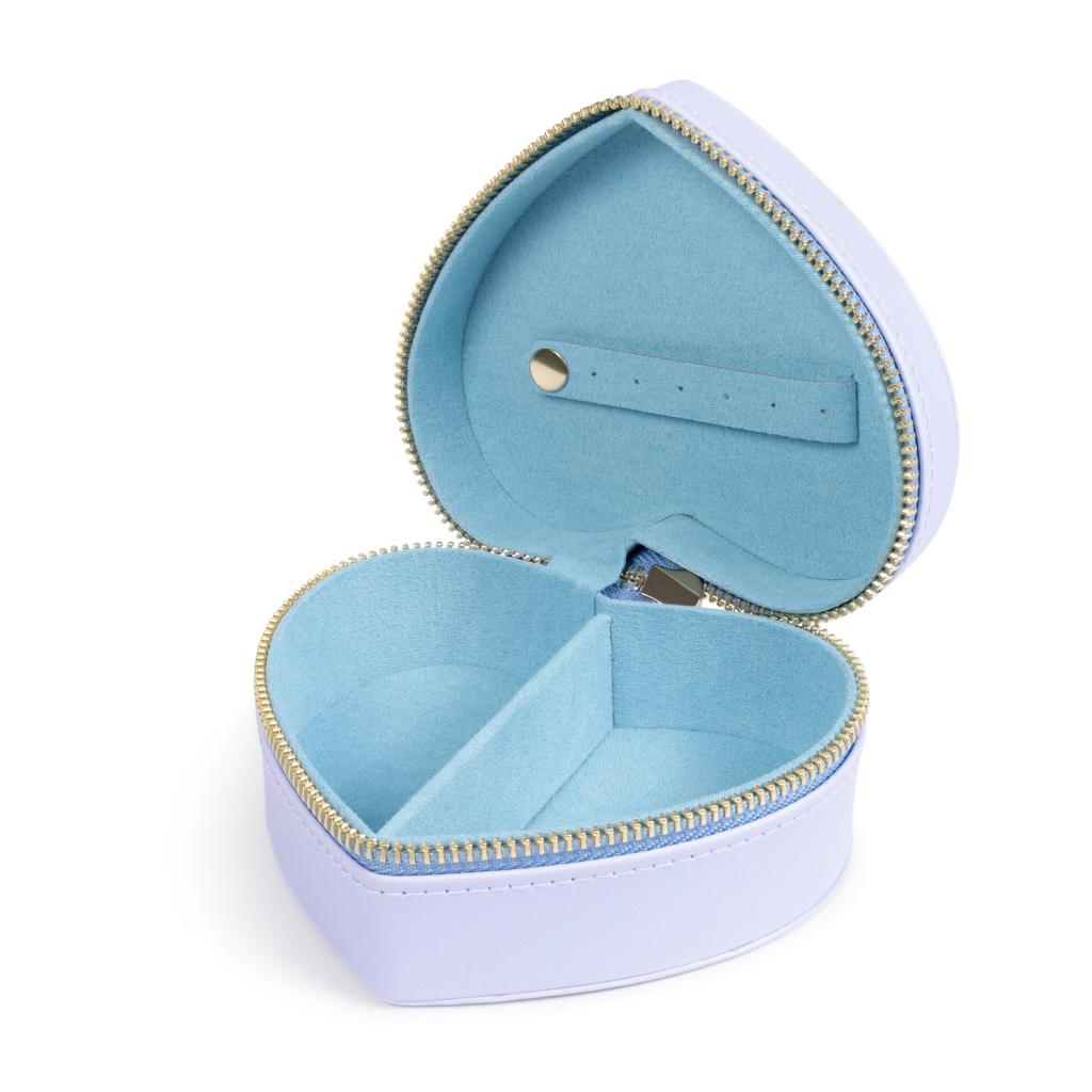 Disney Stitch & Angel Zip Up Love Heart Jewellery Box-3