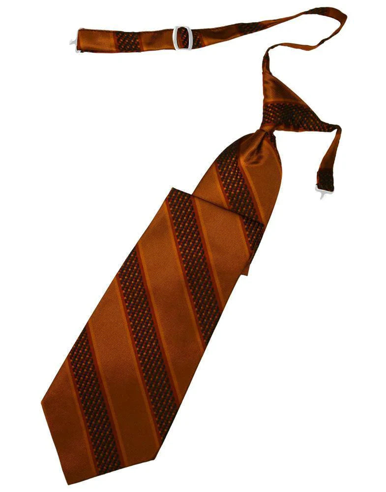 Venetian Stripe Necktie Pre-Tied-1