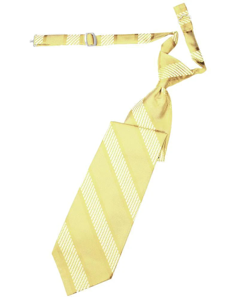 Venetian Stripe Necktie Pre-Tied-4